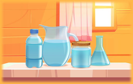 Infer, from observations of liquids in containers of different shapes and sizes, that only the following conclusions can be drawn from these observations: that a liquid occupies the space and that it takes on the shape of the container it is in.