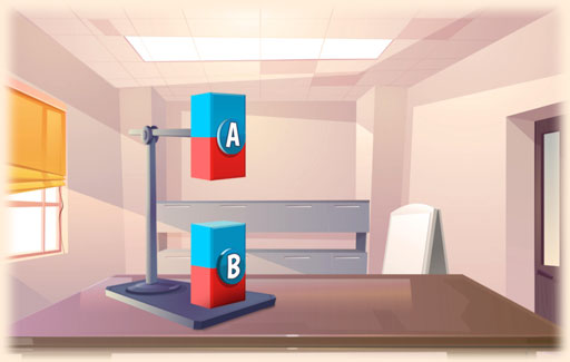 Apply knowledge of the nature of magnetic, gravitational, elastic spring, frictional forces to Identify, from observations of different objects interacting with a magnet, the different types of forces at work.