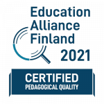 Education Alliance Finland Certificate 2021